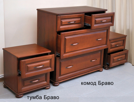 Комод "Браво" на 4 ящика